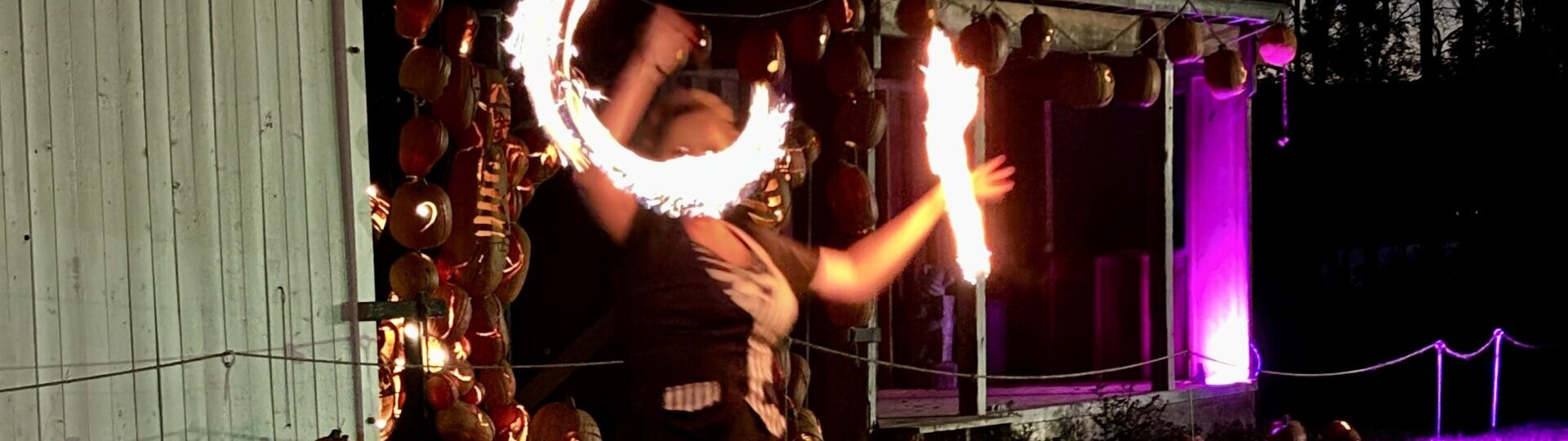 Fire performer