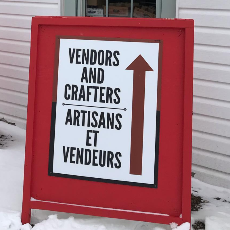 Artisan Sign in front of Garrison Hall