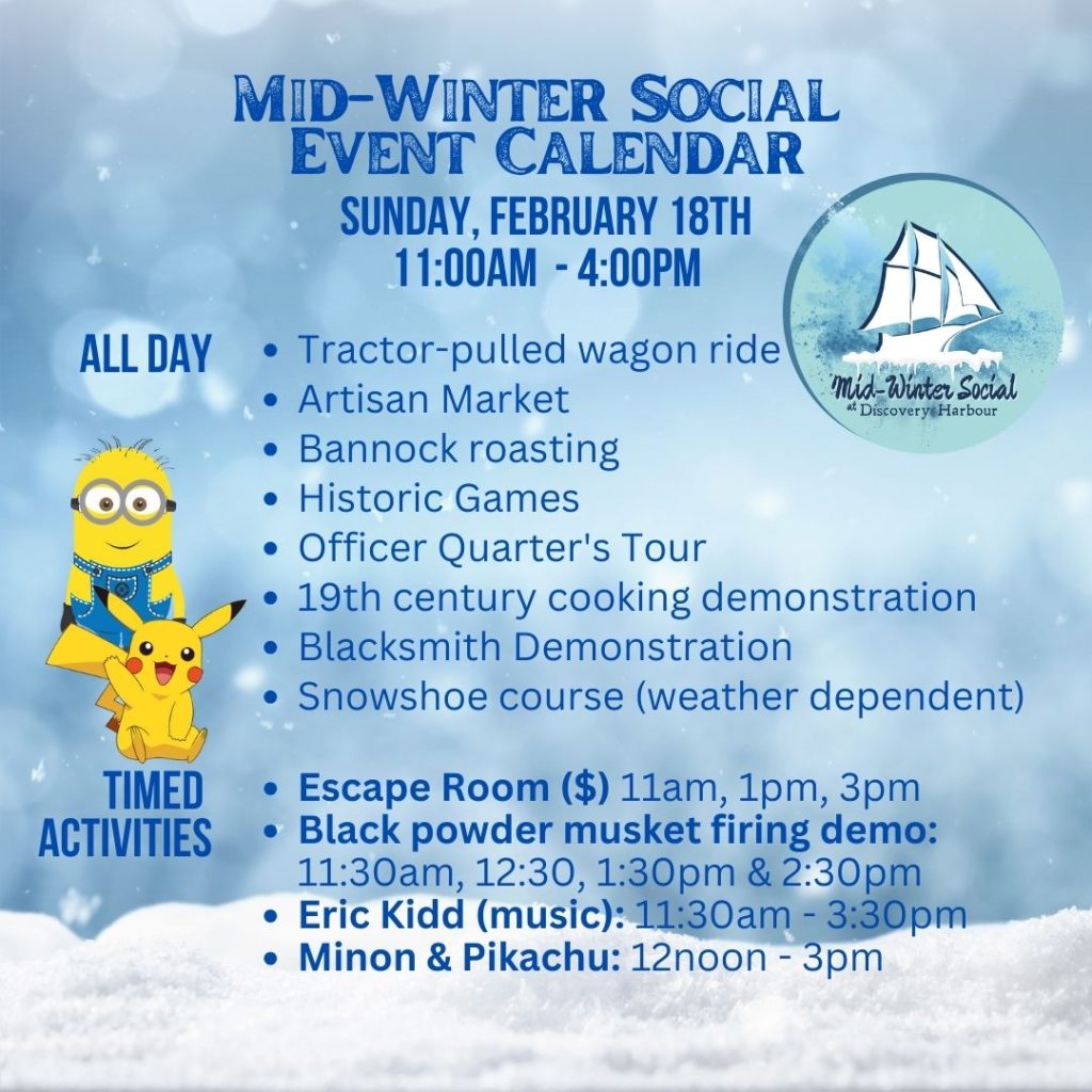 Mid-Winter Social Calendar (Sunday)