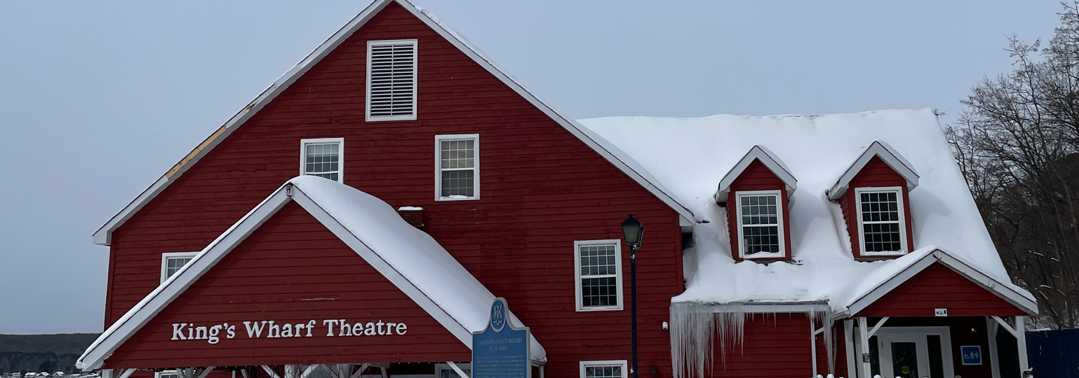 Kings Wharf Theatre in winter