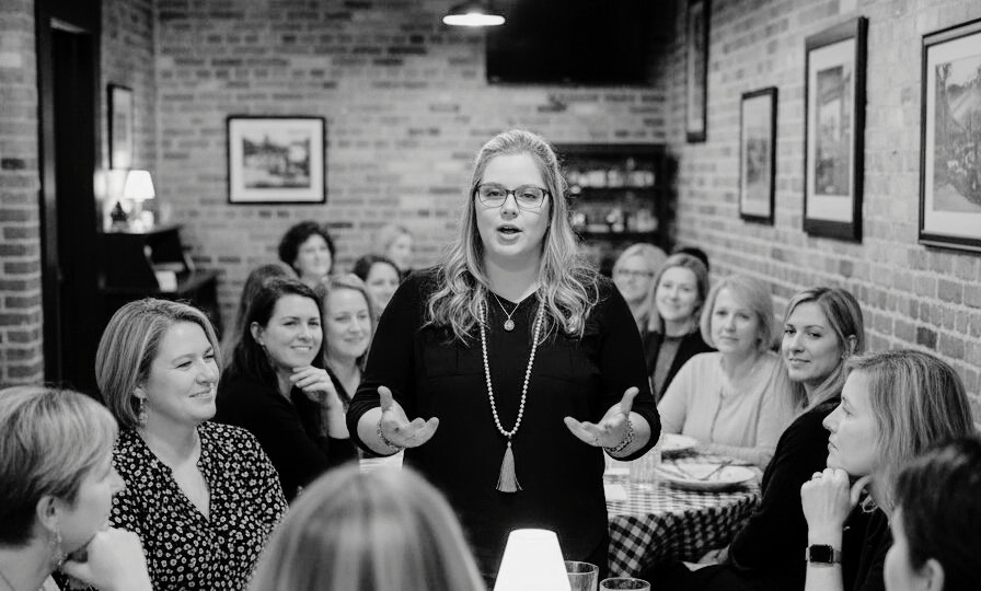 Medium ashley connects with a crowd